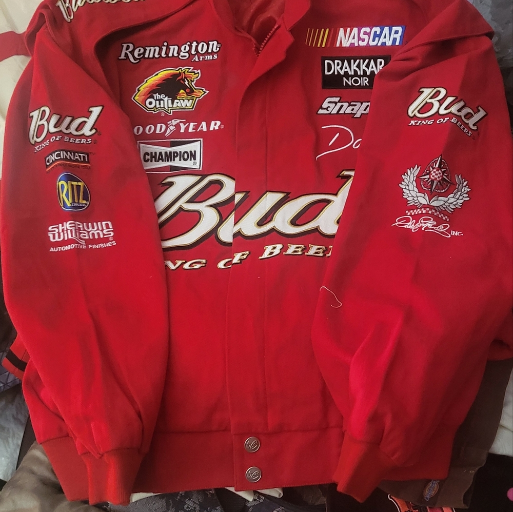 Dale Earnha4dt Chase Authentics Budweiser Winston Cup Racing Jacket